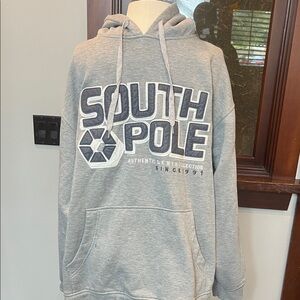 South Pole Heather Gray Men's Hoodie